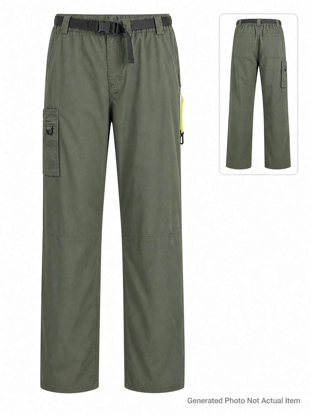 Code Happy Mens Tall Cargo Scrub Pants Olive Green Antimicrobial Utility L